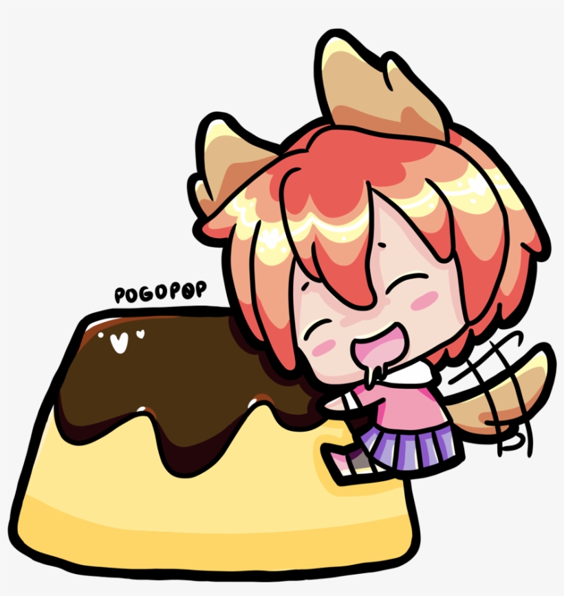 “one Glance Is All It Took For That Pudding To Steal - Cartoon, transparent png #1831043