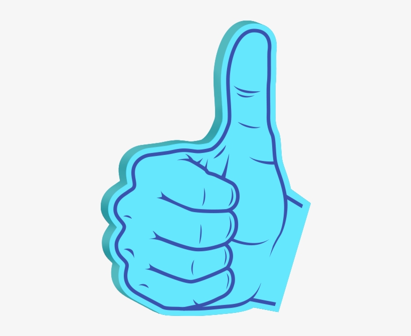 Foam Hands Emoji Sticker Pack Messages Sticker-1 - Sticker, transparent png #1831166