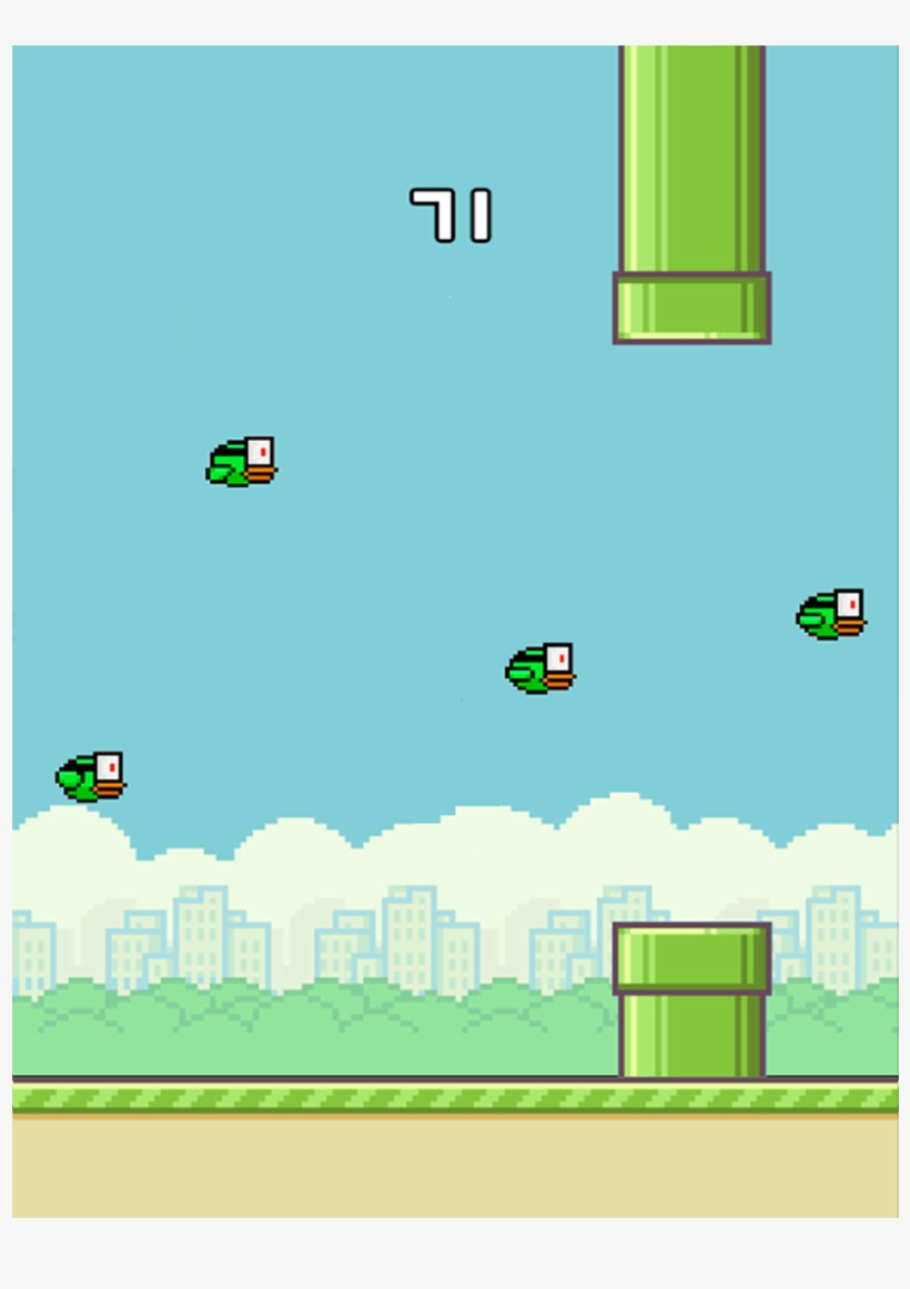 Flappy Bird Pipes Png - Grass, transparent png #1831523