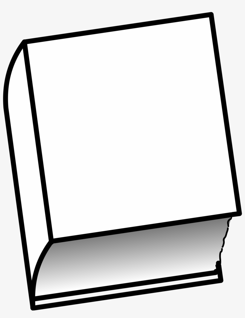 Book Png Library Library - Closed Book Clip Art, transparent png #1831524