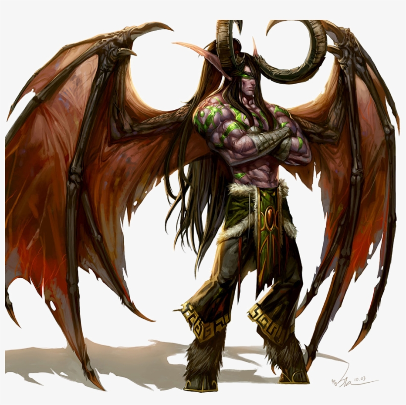 Illidan Stormrage Png Transparent Image - Incubus Demon, transparent png #1831548