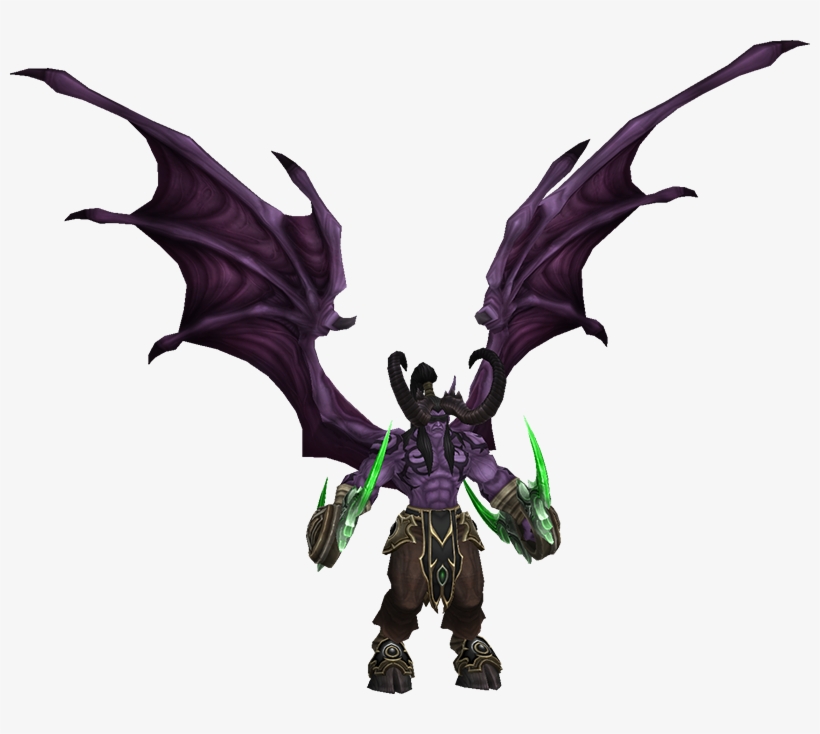 It Has No Animations - Heroes Of The Storm Illidan Demon, transparent png #1831573