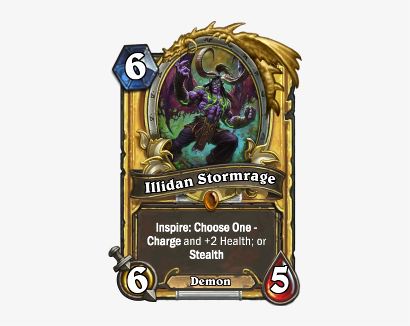 Illidan Hearthstone Pre Nerf, transparent png #1831670