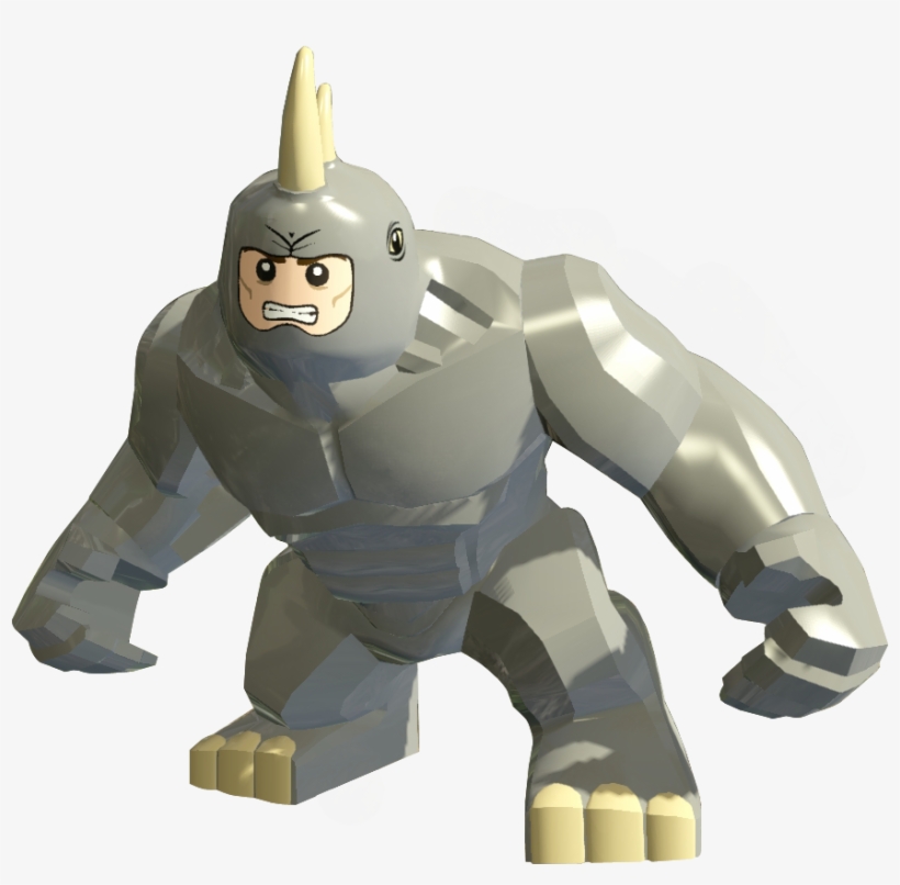 Lego Spiderman Vs Rhino - Lego Rhino, transparent png #1831760