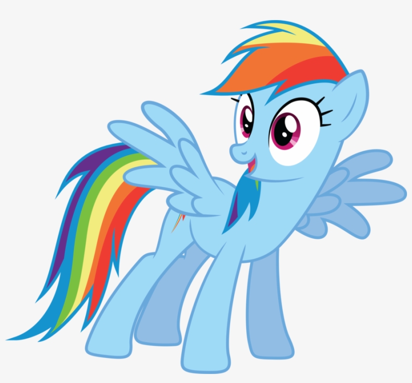 Post 26550 0 84779600 1436955701 Thumb - Mlp Rainbow Dash Happy, transparent png #1831804