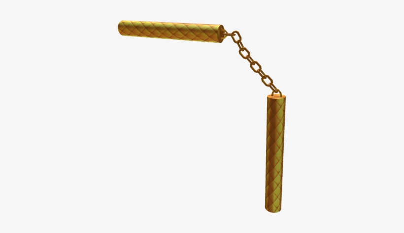 Golden Nunchucks - Nunchucks Png, transparent png #1831833