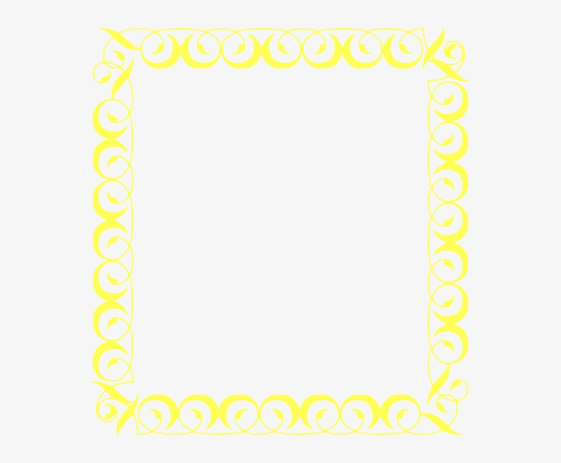 Black And Yellow Borders, transparent png #1831884