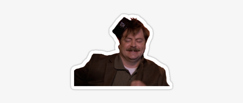 #ron Swanson #ronswanson #parks And Recreation #parksandrecreation - Ron Swanson Sticker, transparent png #1831907