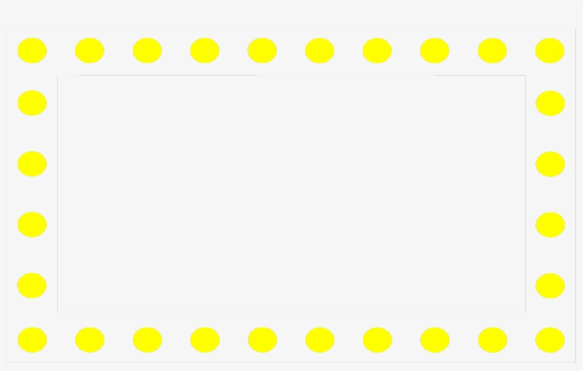 Yellow Frame Png Download - Yellow Border Free, transparent png #1832109