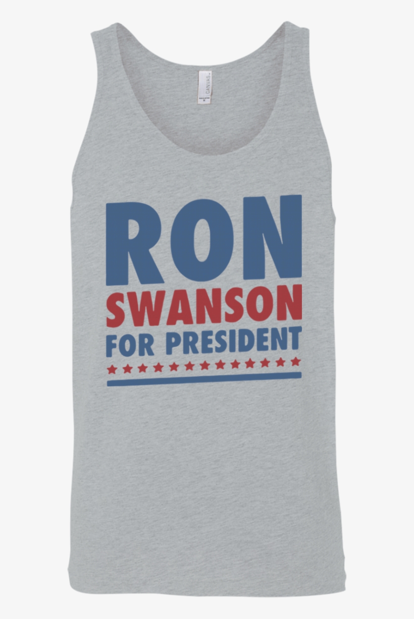 Ron Swanson For President Shirt - Leslie Knope For President 2016 T-shirt, transparent png #1832306