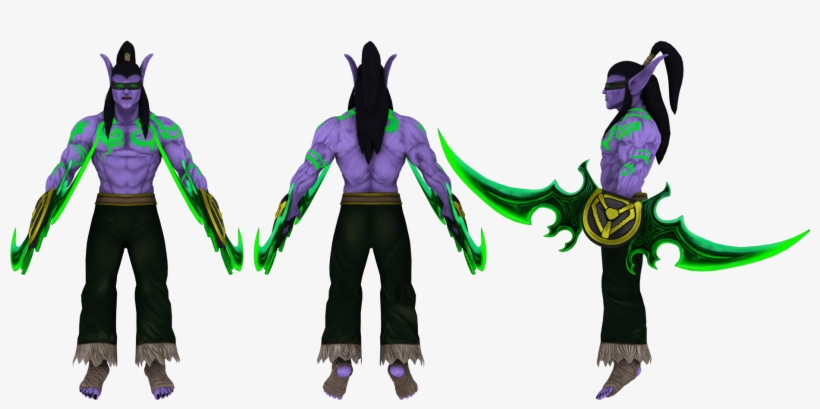 Fan Art Illidan Stormrage From Blizzard Entertainment - Illustration, transparent png #1832516