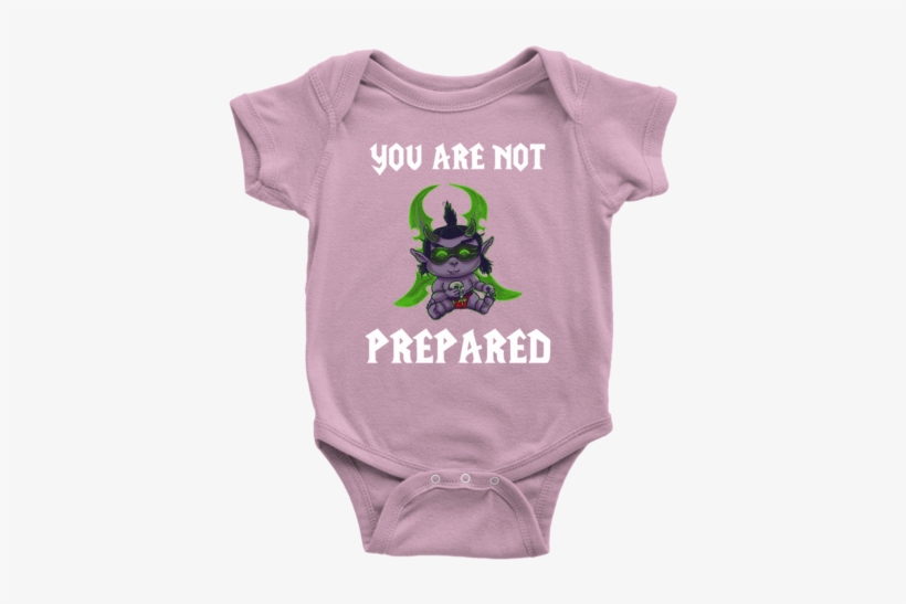 Baby Illidan - Infant Bodysuit - Red White & Cute Tee, transparent png #1832547
