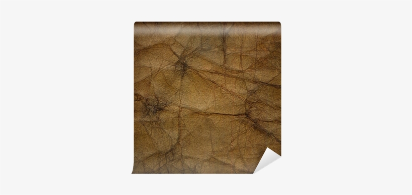 Crumpled Brown Paper, Painted In Watercolor Wall Mural - Portable Network Graphics, transparent png #1833258