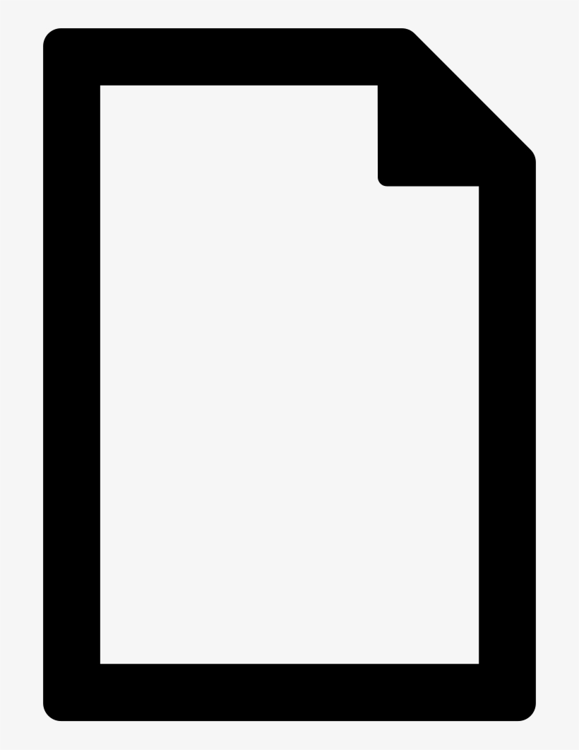 File Outlined Blank Paper Sheet Comments, transparent png #1833328