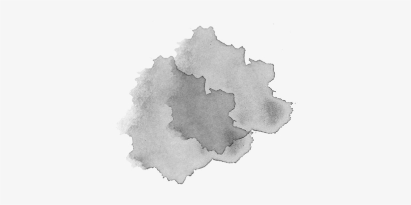 Smudge2 - Watercolor Texture Grayscale, transparent png #1833758