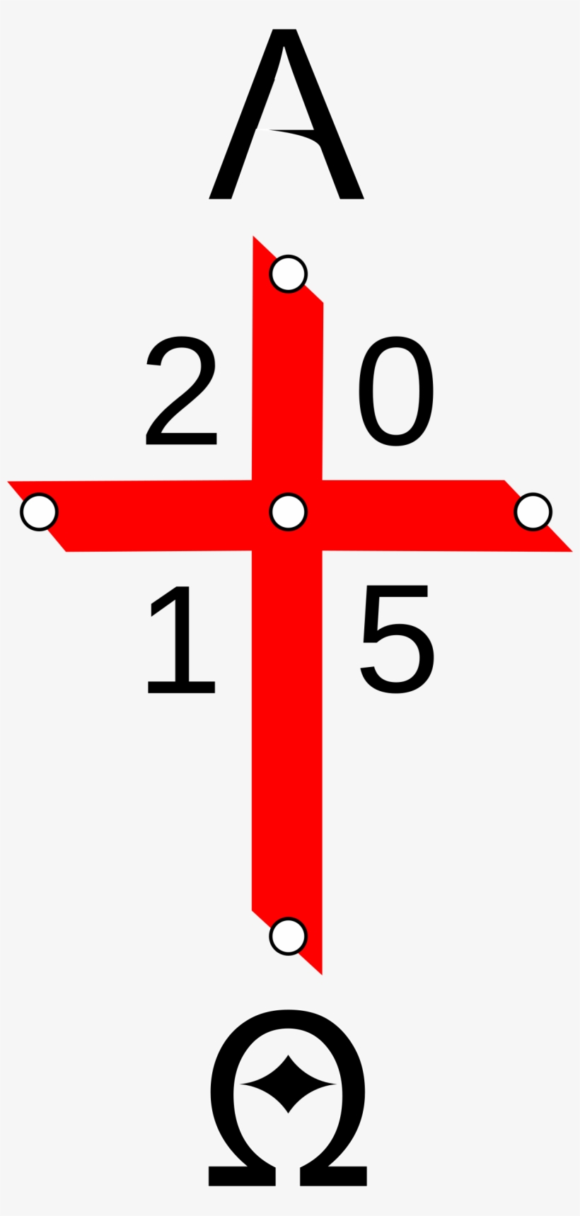 2015 Paschal Candles Symbols Clipart - Simbolo Del Cirio Pascual, transparent png #1834032