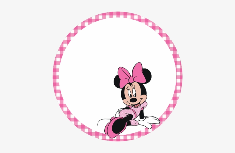 Free Printable Minnie Toppers, Labels Or Stickers - Minnie Mouse Pink, transparent png #1834061