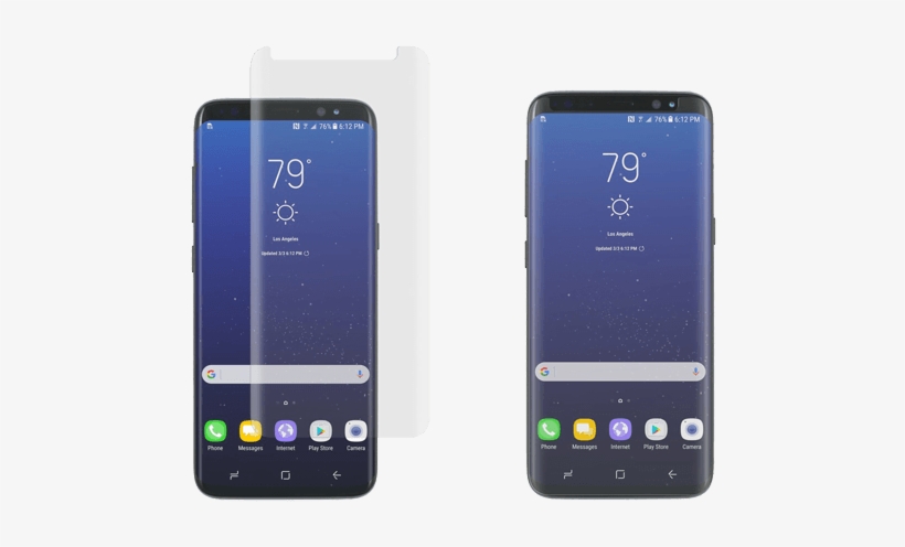Incipio Plex Plus Shield Edge - Exian Galaxy S8 Screen Protectors X 2, transparent png #1834144