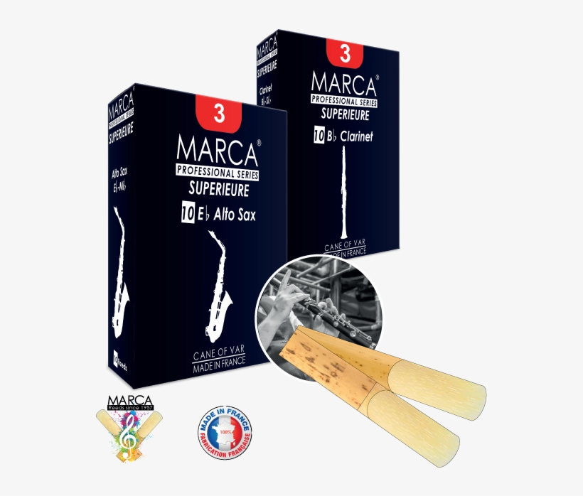 Marca Make High Quality Reeds For Professional Musicians - Marca Reeds Superieure Alto Sax 2, transparent png #1834164