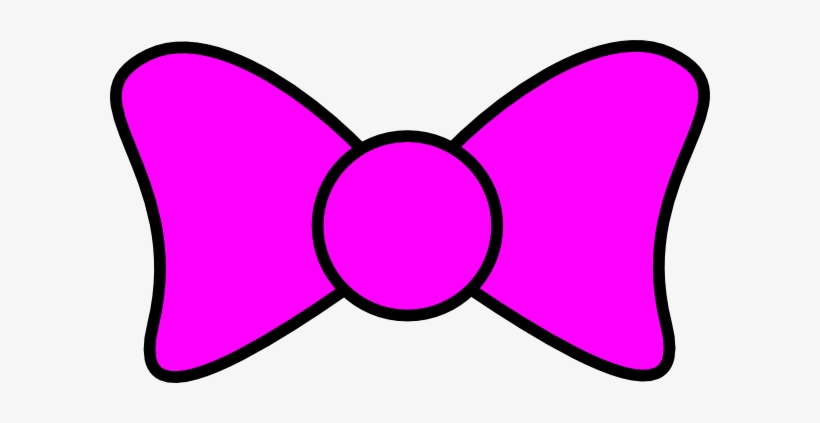 Pink Clipart Bow, transparent png #1834779