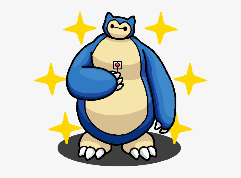 Shiny Snorlax Baymax By Shawarmachine - Pokemon Shiny Snorlax, transparent png #1834909