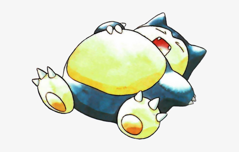 #143 Snorlax Gen 1, Red And Blue, Games - Snorlax Pokemon, transparent png #1834958