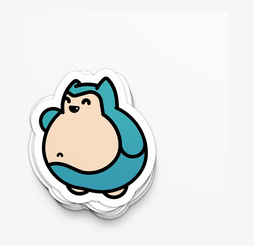 Image Of Snorlax Sticker, transparent png #1835032