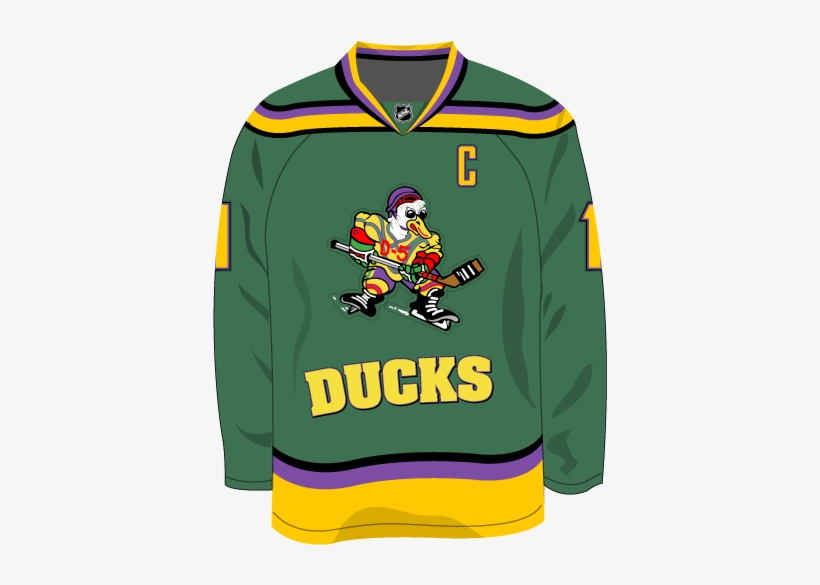 Mightyducks Edge - Mighty Ducks Logo Jersey, transparent png #1835401