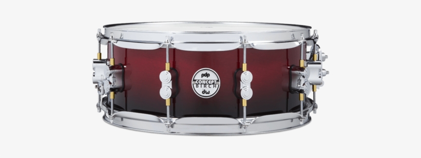 Pdp Concept Maple - Dw Pdp 14"x5,5" Black Wax Snare, transparent png #1835537