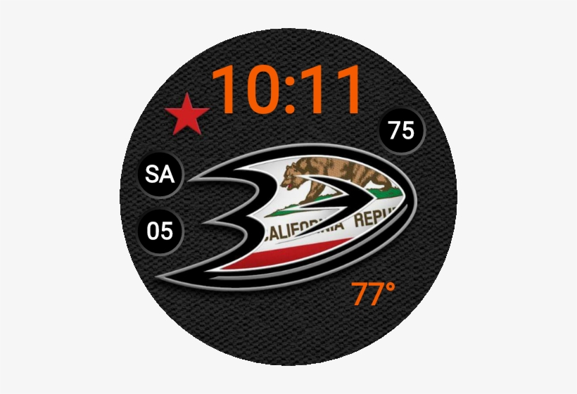 Anaheim Ducks Ca Logo - Anaheim Ducks California Flag, transparent png #1835561