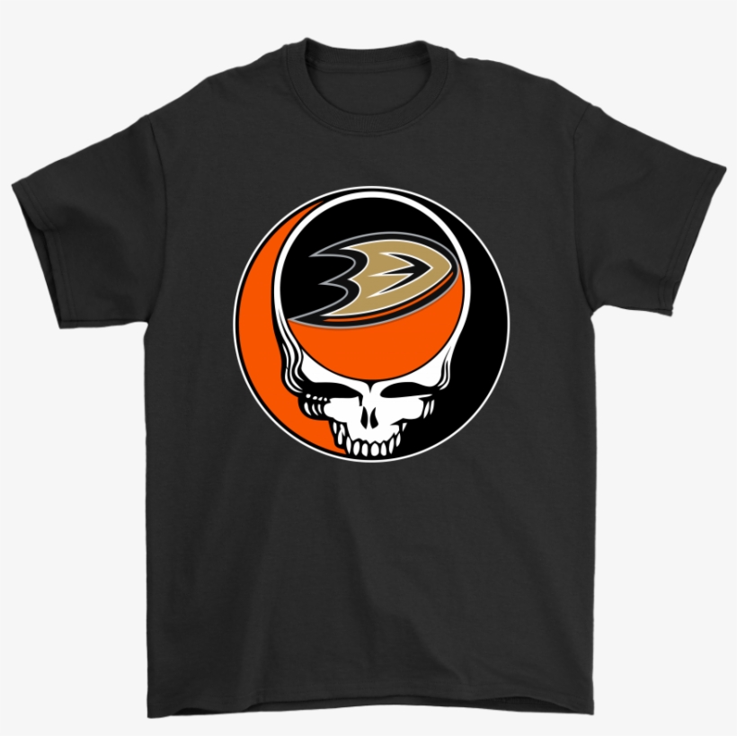 Nhl Team Anaheim Ducks X Grateful Dead Logo Band Shirts - Grateful Dead Steal Your Face, transparent png #1835582