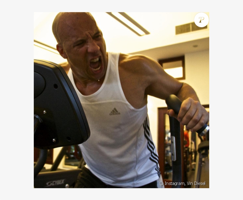 Vin Diesel S'affiche Instagram En Pleine Action - Dwayne Johnson Vs Kim Kold, transparent png #1835732