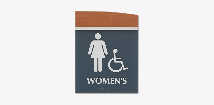 Home Of Disneyland And The Anaheim Ducks, The City - Womens Restroom Sign, transparent png #1835869