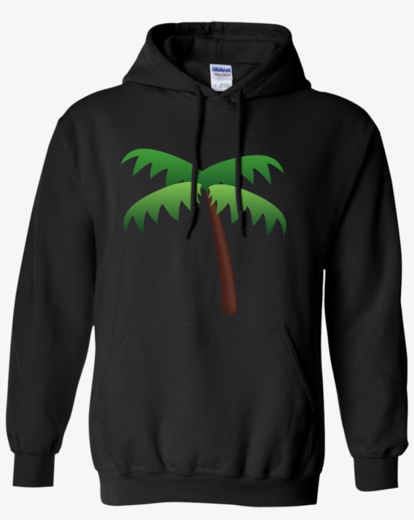 Palm Tree Emoji G185 Gildan Pullover Hoodie 8 Oz - Travis Scott Astroworld Jacket, transparent png #1836206