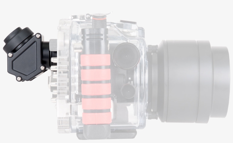 45° Magnified Viewfinder For Dslr - Ikelite Magnified Viewfinder 45 Deg Type 1, transparent png #1836239