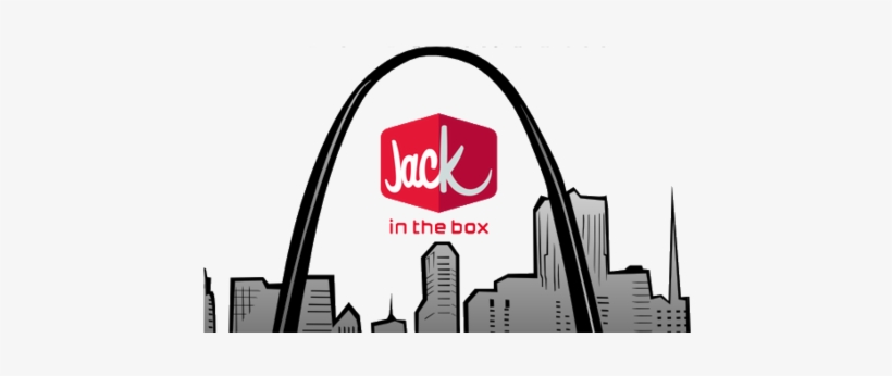 St Louis Arch Jack In The Box - Saint Louis Arch Logo, transparent png #1836240