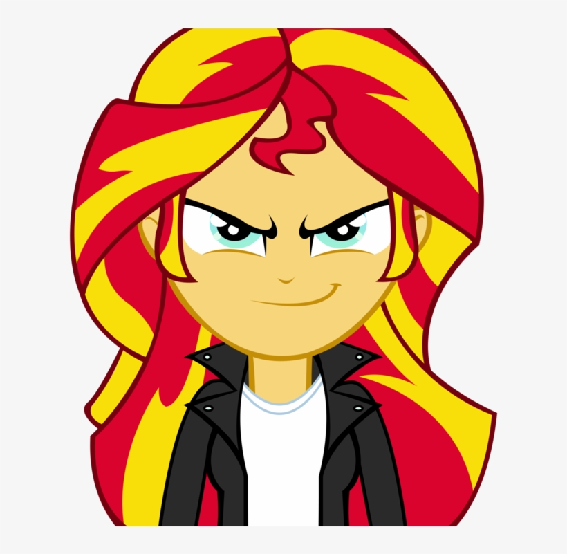 Ngrycritic, Clothes, Equestria Girls, Evil Grin, Female, - Sunset Shimmer Skirt, transparent png #1836555