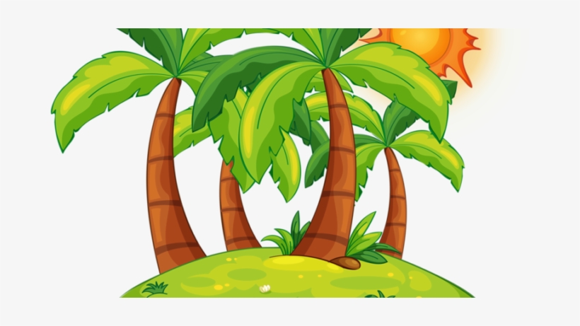 Png Library Library New Free Beach Black - Illustration Of Lemurs On An Island - Pillow Case, transparent png #1836607