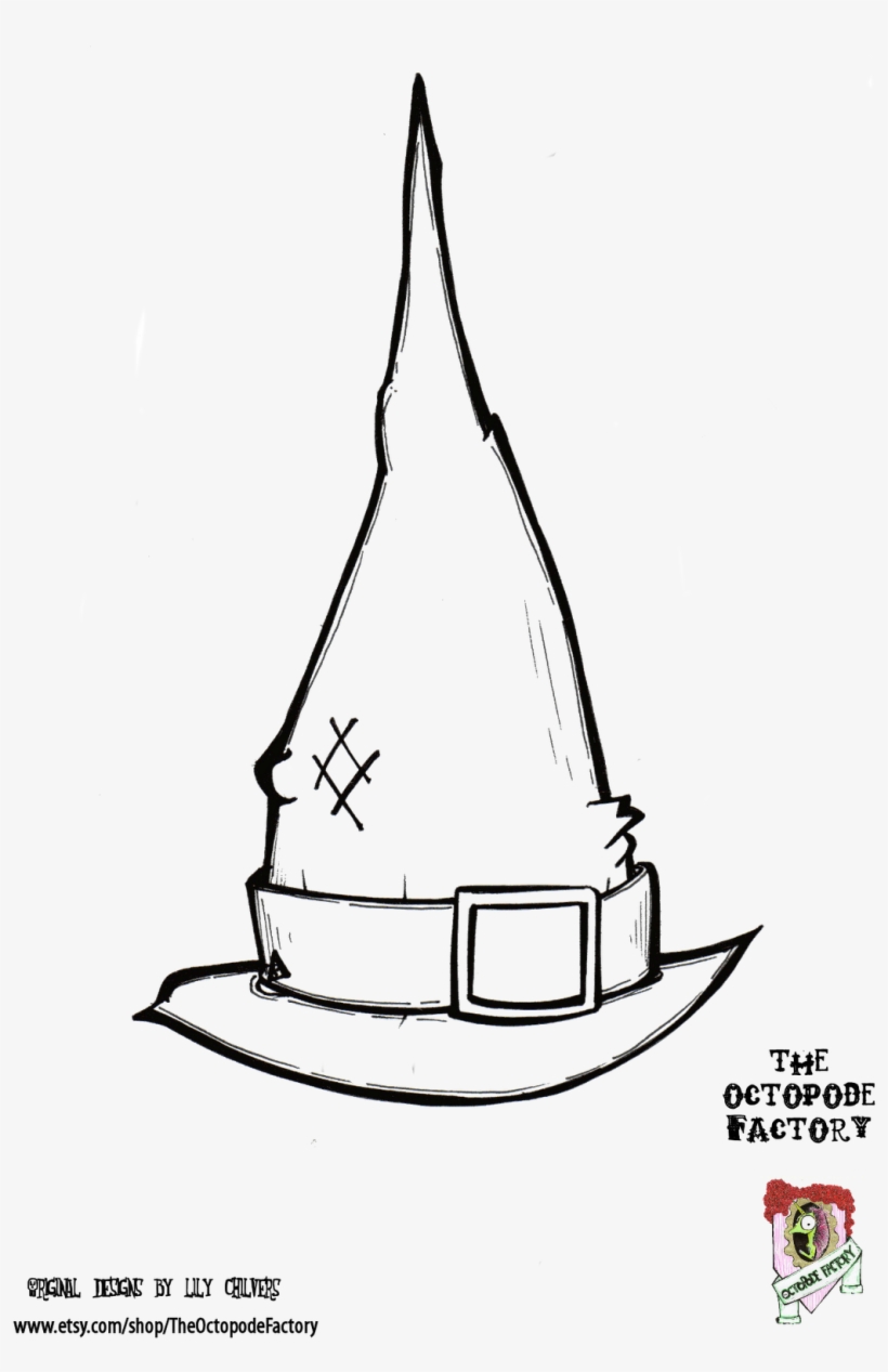 Here's A Witches Hat Freebie For You All To Use It's - Witch Hat, transparent png #1836982