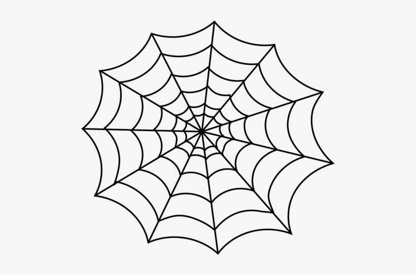 Spider Web Clip Art - Spider Web Clipart Png, transparent png #1837184