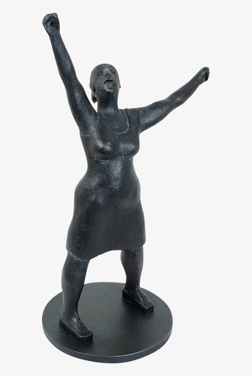 Bronzefigur Kleine Jubelnde Von Ingrid Eva-marie Mayer - Figurine, transparent png #1837300