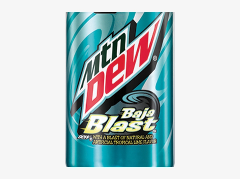 Photo - Mountain Dew Soda, Baja Blast - 12 Fl Oz, transparent png #1837322