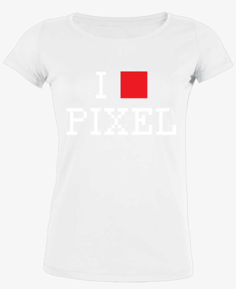 Eva Marie Bartenbach I Love Pixel T-shirt Stella Loves, transparent png #1837472