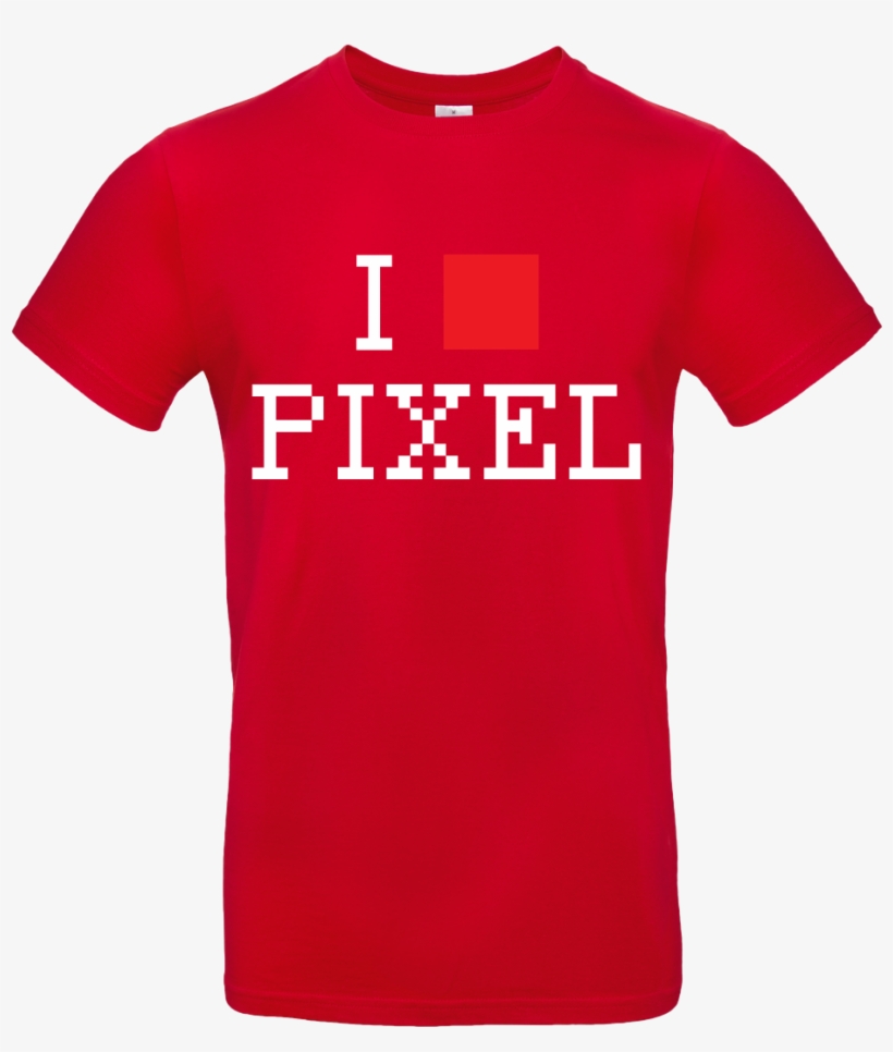 Eva Marie Bartenbach I Love Pixel T-shirt B&c Exact, transparent png #1837764