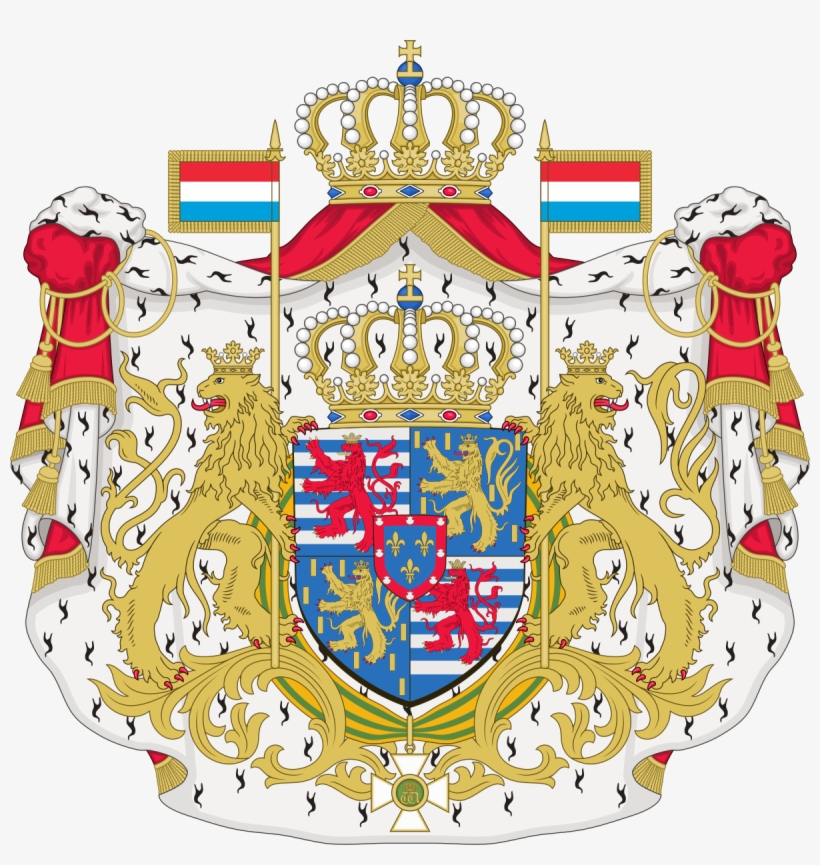 Armoiries Grand Duché De Luxembourg, transparent png #1838004