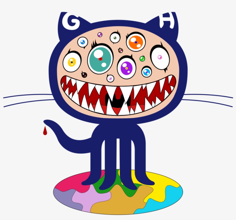 Http - //octodex - Github - Com/images/murakamicat - Github Cats, transparent png #1838276
