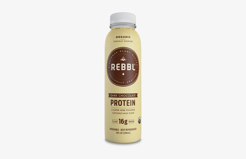 Rebbl Dark Chocolate Protein 2 - Rebbl Dark Chocolate Protein, transparent png #1838309