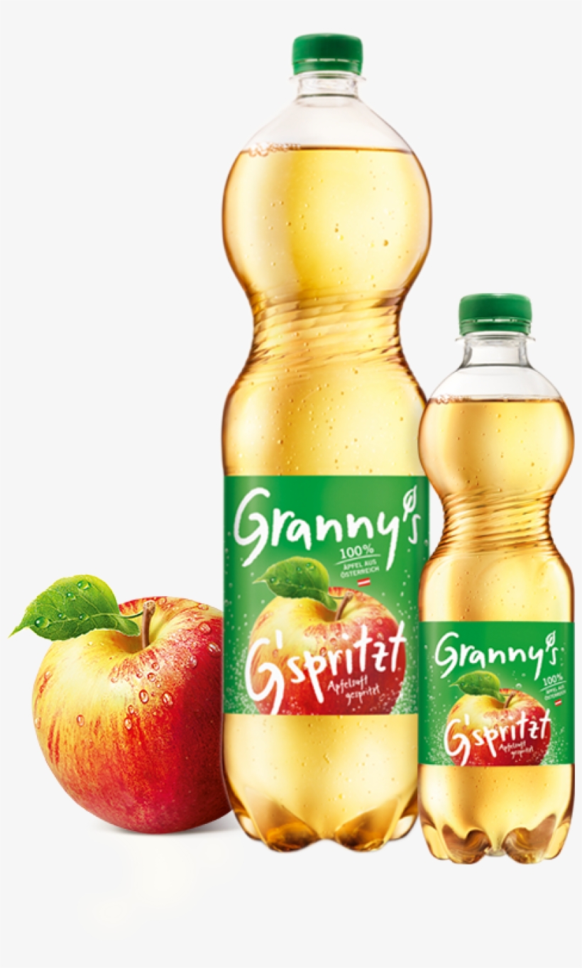 Granny's Sparkling Apple Juice - Granny's Apfelsaft, transparent png #1838561
