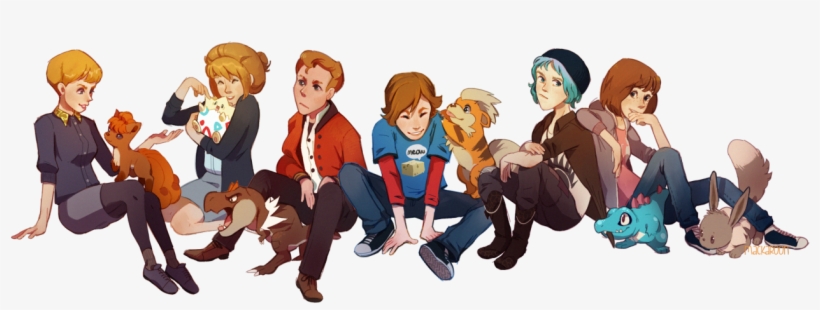 • Drawing Art Pokemon Digital Art Togepi Eevee Totodile - Life Is Strange Characters Art, transparent png #1838854