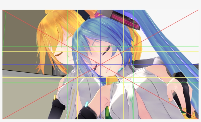 Pose1 - Mmd Rule Of Thirds, transparent png #1839177